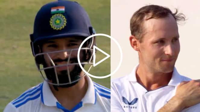 [Watch] Tom Hartley Strikes As Rajat Patidar Gifts His Wicket With A Loose Shot